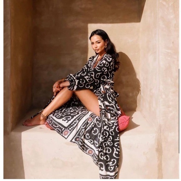 Zara printed maxi dress - Picture 1 of 5